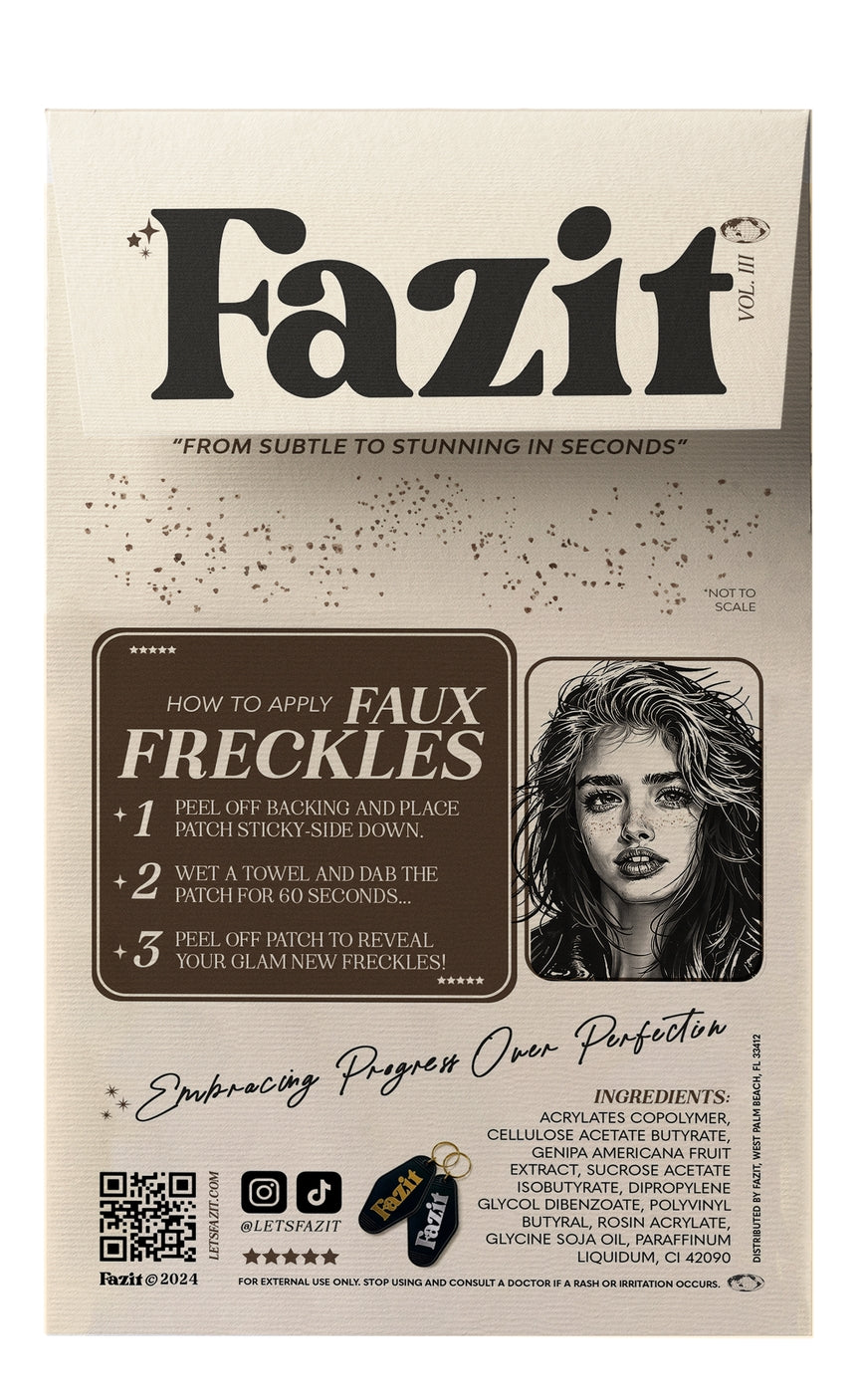 FAZIT TACHES DE ROUSSEUR