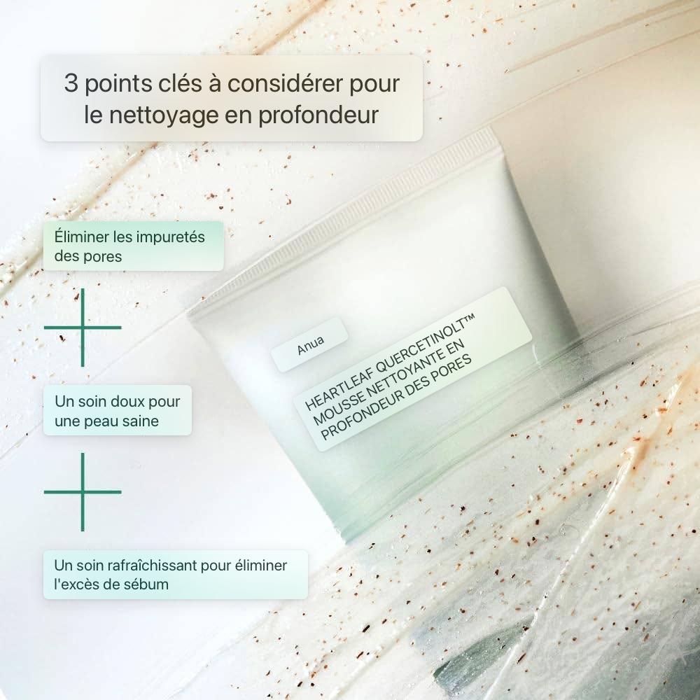 Anua Heartleaf Quercenitol Nettoyant Visage pour Acné
