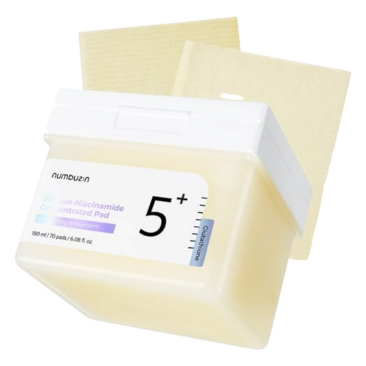 Numbuzin n°5, 🔥sur les réseaux sociaux concentration de 5 vitamines et Niacinamide 70 Pads ( disques)