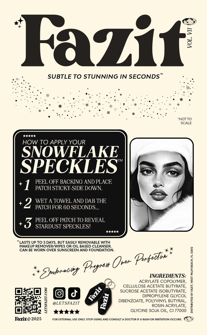 Fazit Makeup Patch Snow Speckles édition limitée